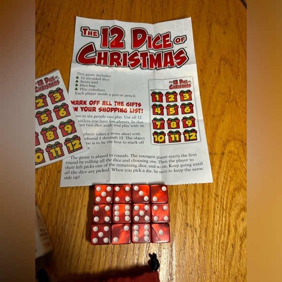 Steve Jackson Games The 12 Dice of Christmas, Dice Game - Picture 3 of 6